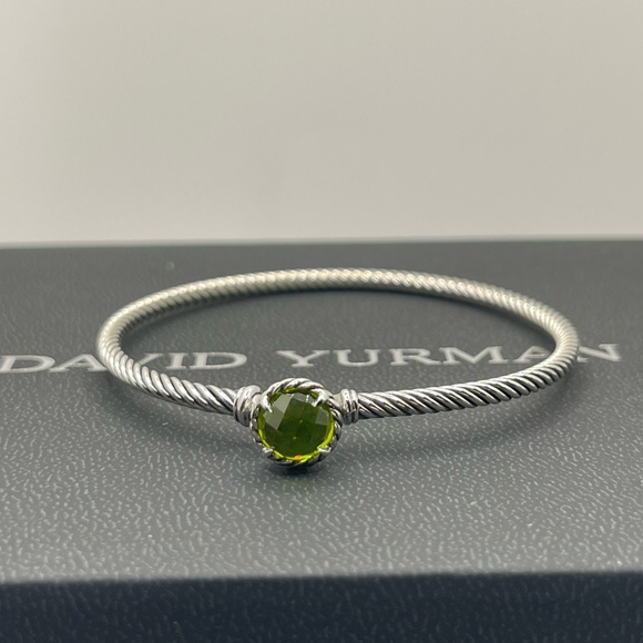 David Yurman Chatelaine Bracelet with Green Peridot - Picture 3 of 9